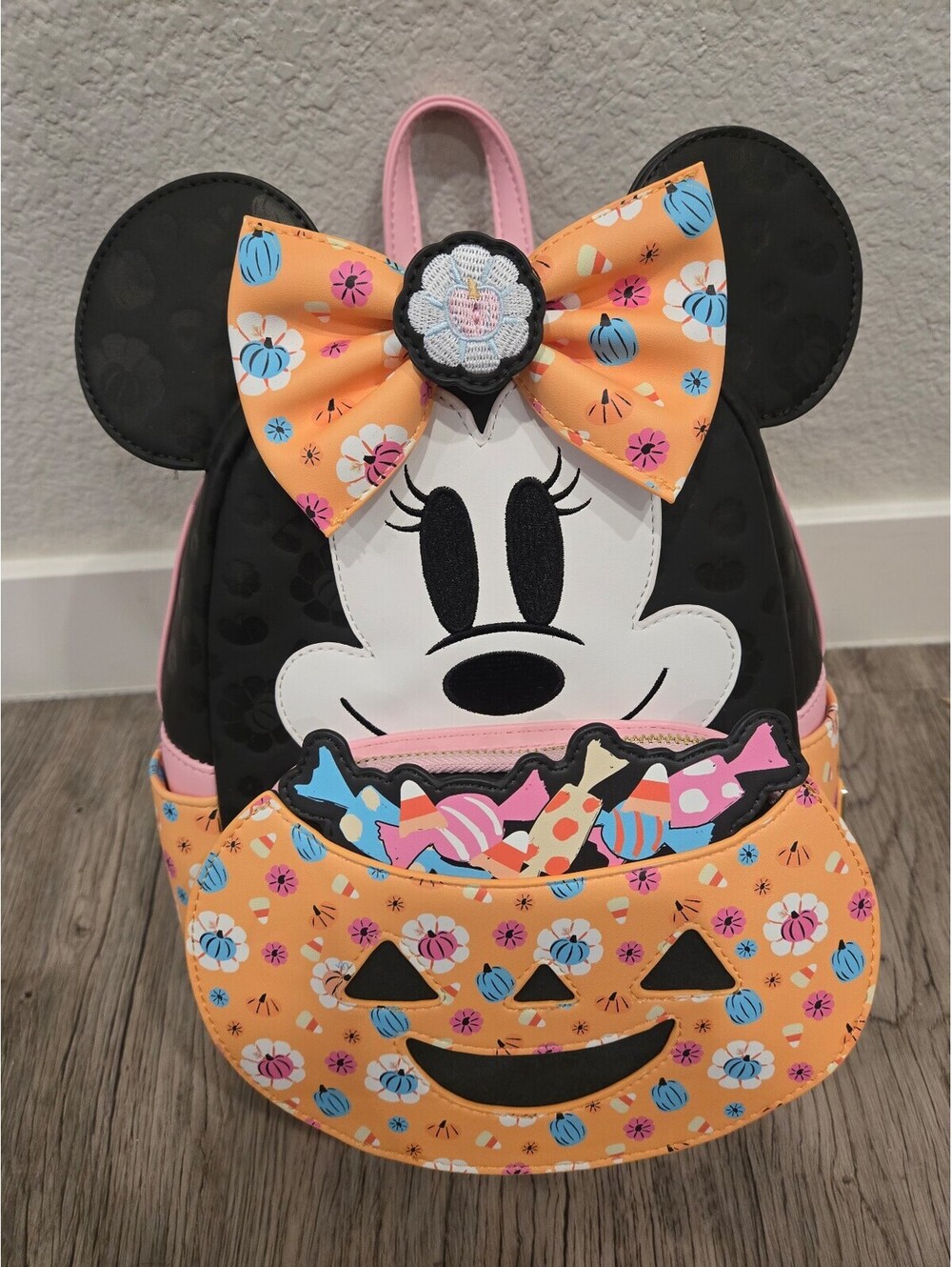 Minnie Mouse Halloween Pumpkin Candy Bag